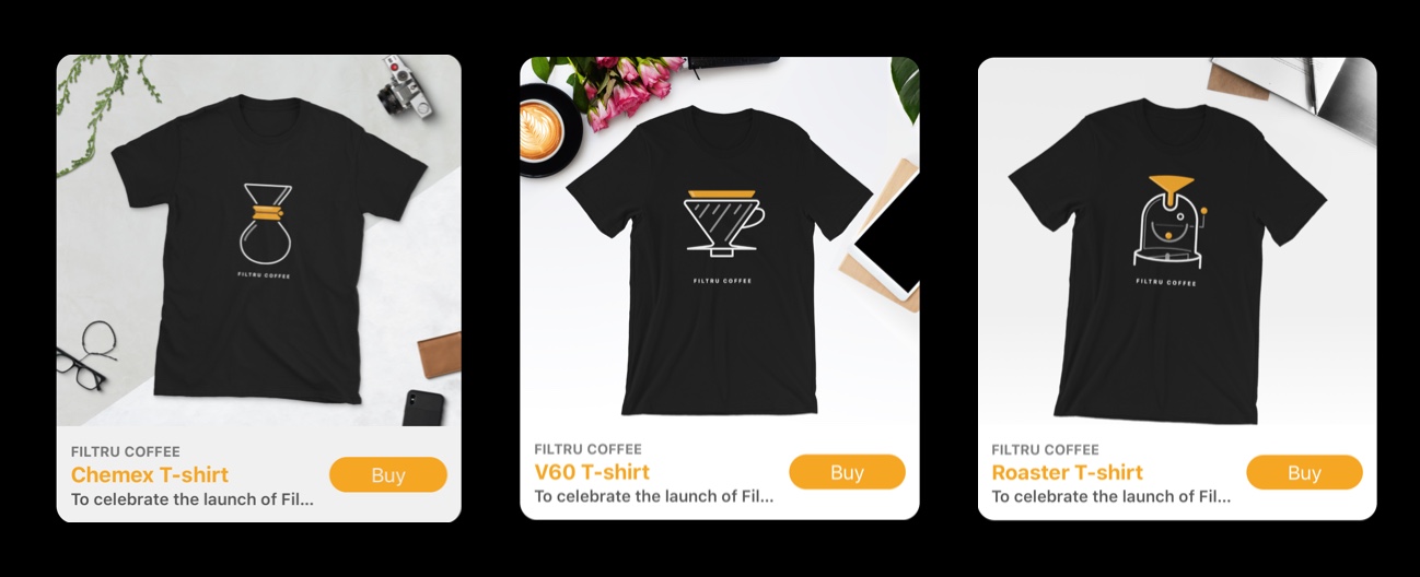 "Filtru T-shirts"